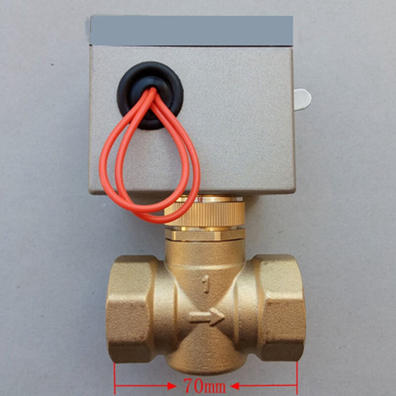 工途中央空調(diào)電動(dòng)二通閥 風(fēng)機(jī)盤管水電動(dòng)閥電磁閥 江森款VA-7010-8503 灰殼加強(qiáng)款DN25 一寸