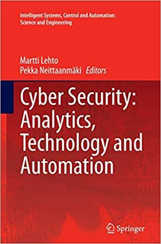 预订Cyber Security: Analytics, Technology and Automa