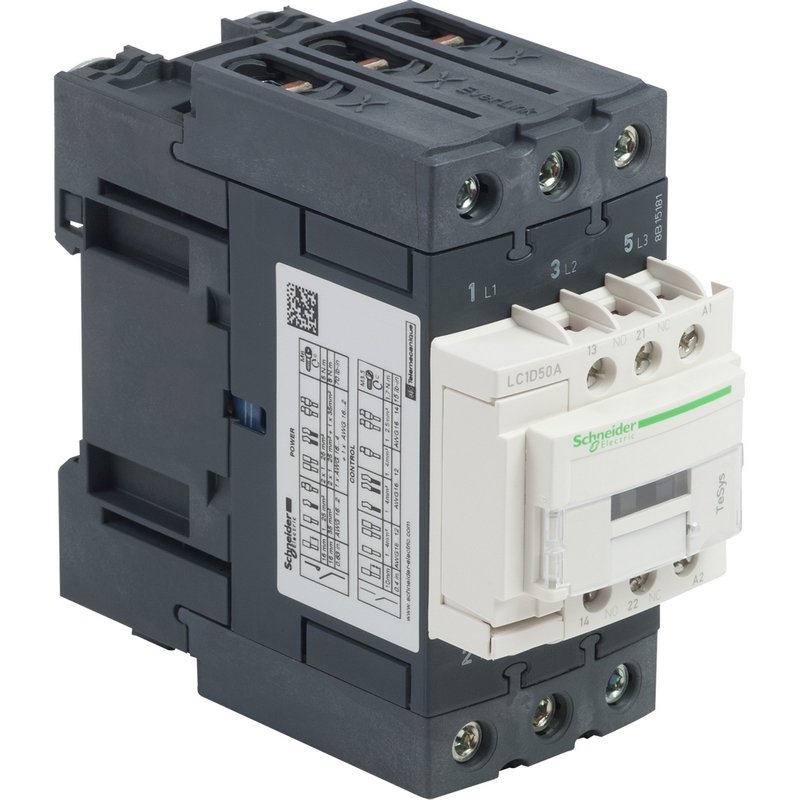 施耐德电气 进口tesys d系列三极交流接触器 50a 24v lc1d50ab7【wh】