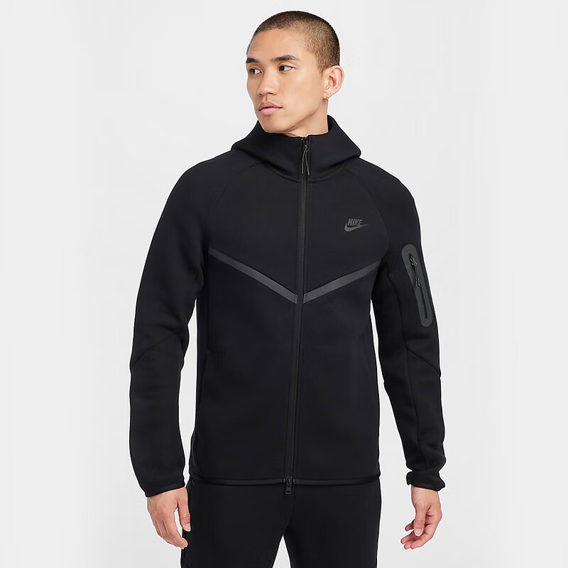耐克（NIKE）外套男装 春季新款潮流时尚运动休服闲针织连帽夹克上衣 HV0950-010 M