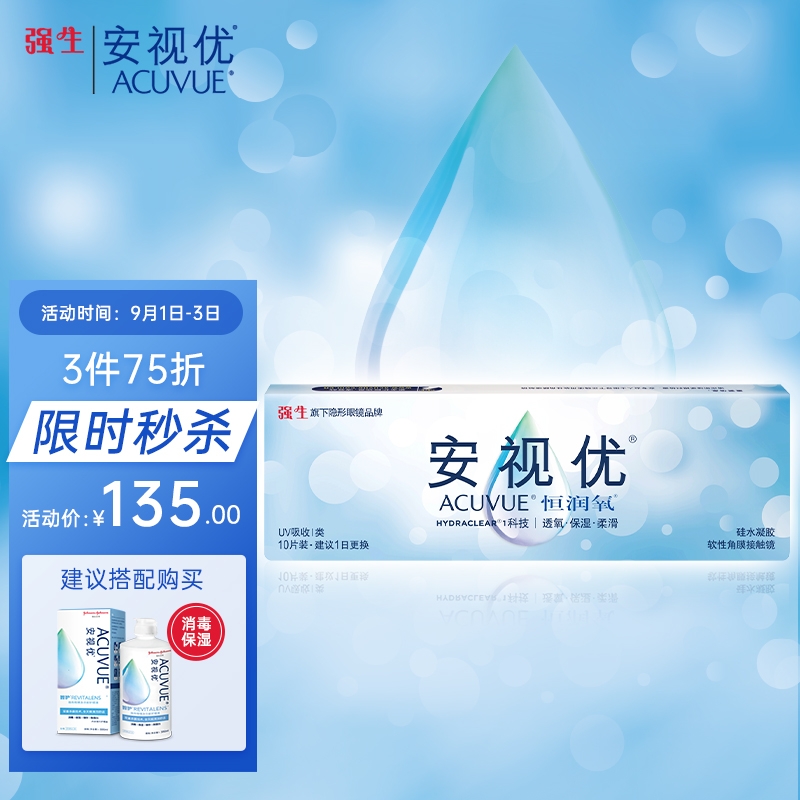 放眼未来,安视优恒润氧透明隐形眼镜价格走势及用户评价