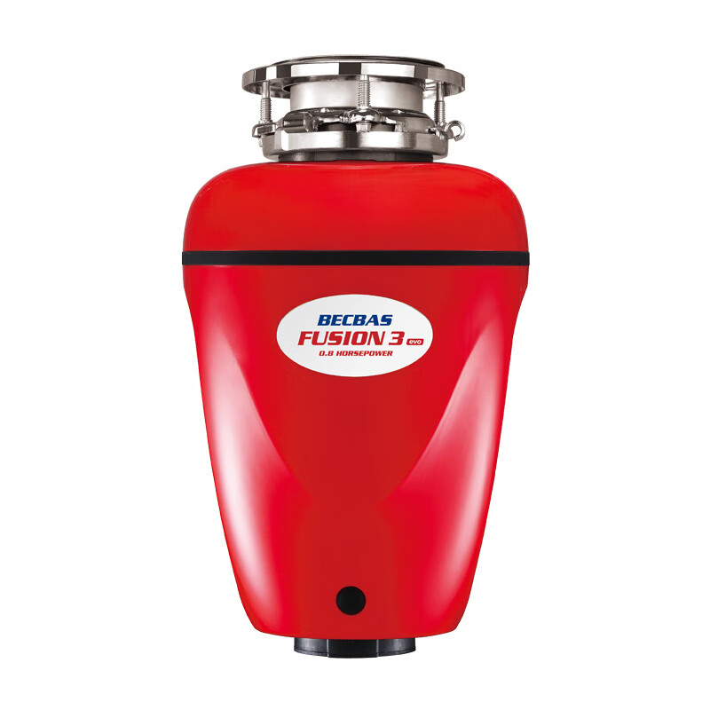 贝克巴斯（becbas）Fusion3evo（F3evo)食物垃圾处理器家用厨房厨余粉碎机无线开关