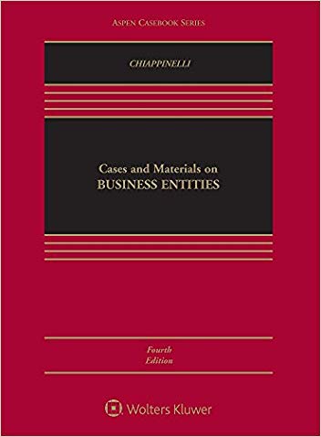 Cases and Materials on Business Entities,4 Edition