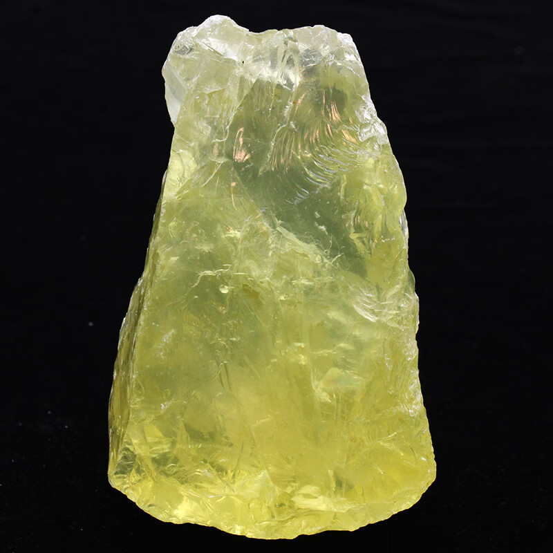 矿石毛料镇纸装饰雕刻桌面石头宝石摆件 黄水晶原石900-1000克一个