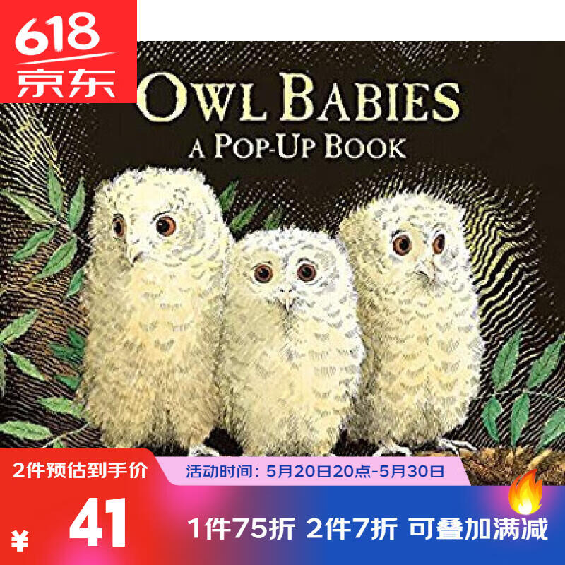 【中图进口】点读版 猫头鹰宝宝 廖彩杏书单 英文原版绘本 owl babies