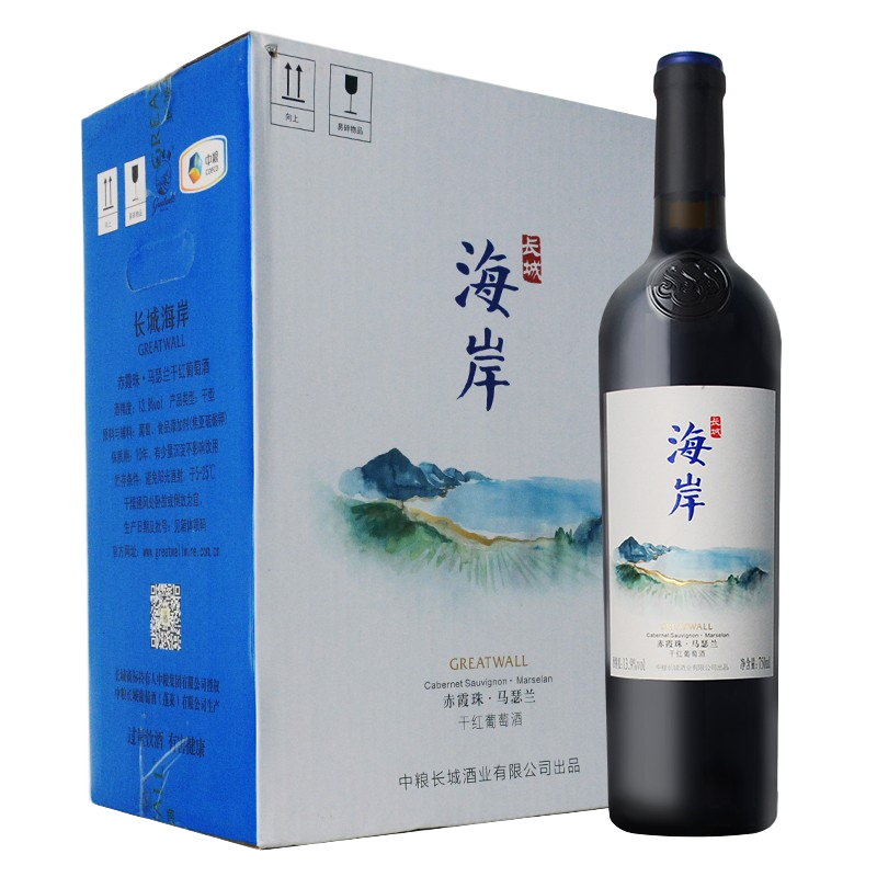 ���ڲ��������ǣ�GreatWall����� �ɺ����ѾƼѽ�ϲ�������������Ʒ��������Ʒ�� ������ϼ����ɪ��750ml����6ƿװ 392Ԫ