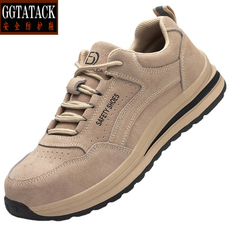 ggtatack品牌轻奢劳保鞋轻便防砸防刺穿男女大码春季工作鞋工地防护