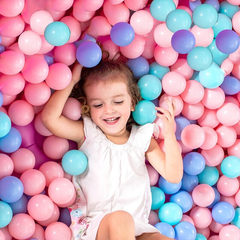 麦宝创玩海洋球 彩色球加厚波波池小球池室内宝宝婴儿童球类玩具 5.5CM马卡龙海洋球500个