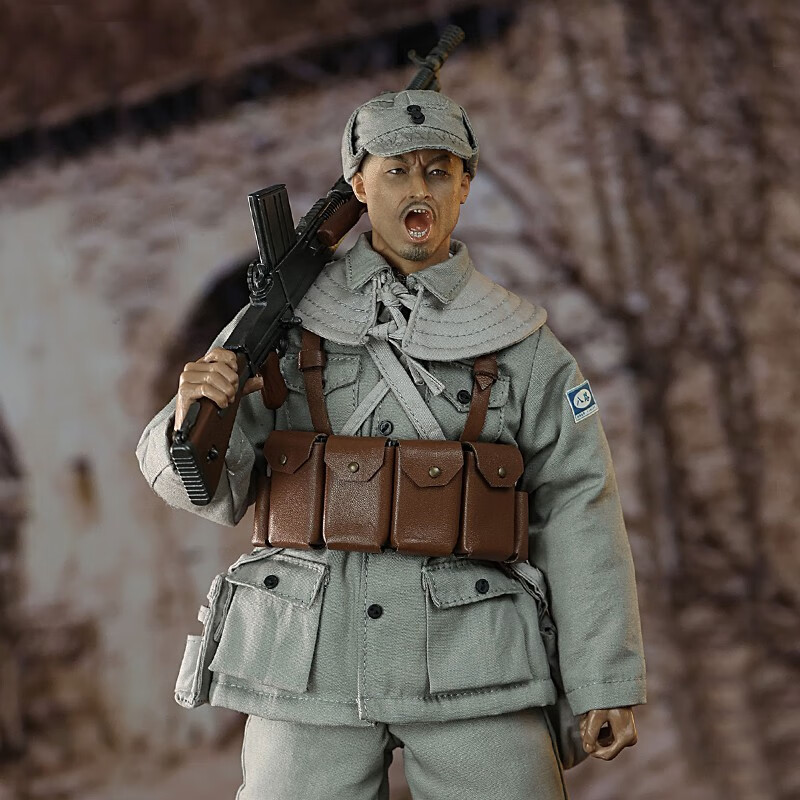 minitimes【现货】八路军机枪手1/6手办兵人 m040关节可动人偶模型男
