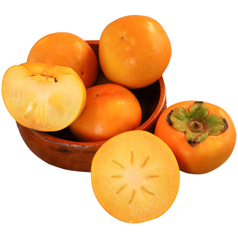 伯贤 新鲜脆柿子当季应季黄柿子甜硬柿子 3斤装