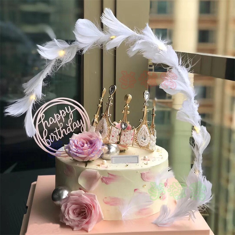 芙滋窝新款皇冠情人节生日蛋糕女神款火烈鸟送闺蜜女士女神全国同城