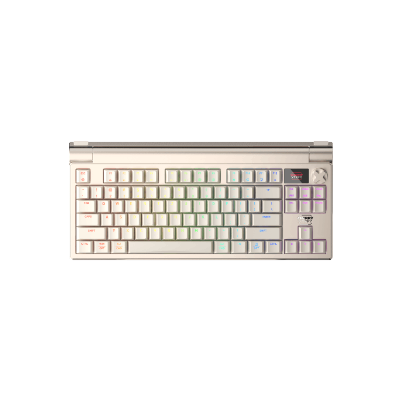 CHERRY樱桃 MX 8.3 红轴 RGB背光 时空金 三模机械键盘