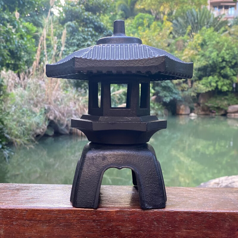 妙普乐雪见灯仿古宫灯古代雪见灯铁艺烛台传统装饰仿真怀旧铸铁建筑