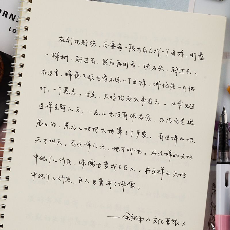 心之所向手写体字帖女生字体漂亮大学生练字本清秀男生霸气练字帖 心