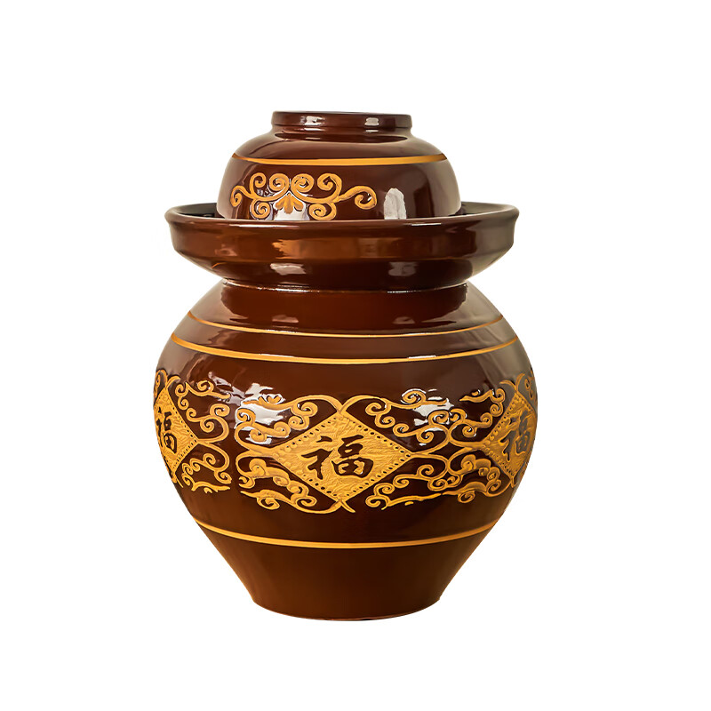 拓进德国进口品质四川泡菜坛子土陶加厚咸菜酸菜坛商用密封陶瓷大号家