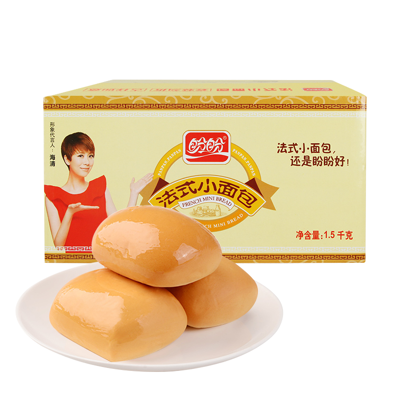 PANPAN FOODS 盼盼 法式小面包 奶香味 1.5kg