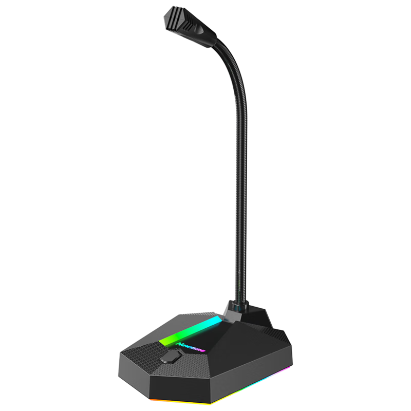 ���ڲ�����Ŧ����Newmine��ZM01P������˷������� USB��Ϸ���潵�뻰Ͳ ����̨ʽ�ʼǱ��羺�Ų�RGB��Ч ����ֱ��¼��������羺��