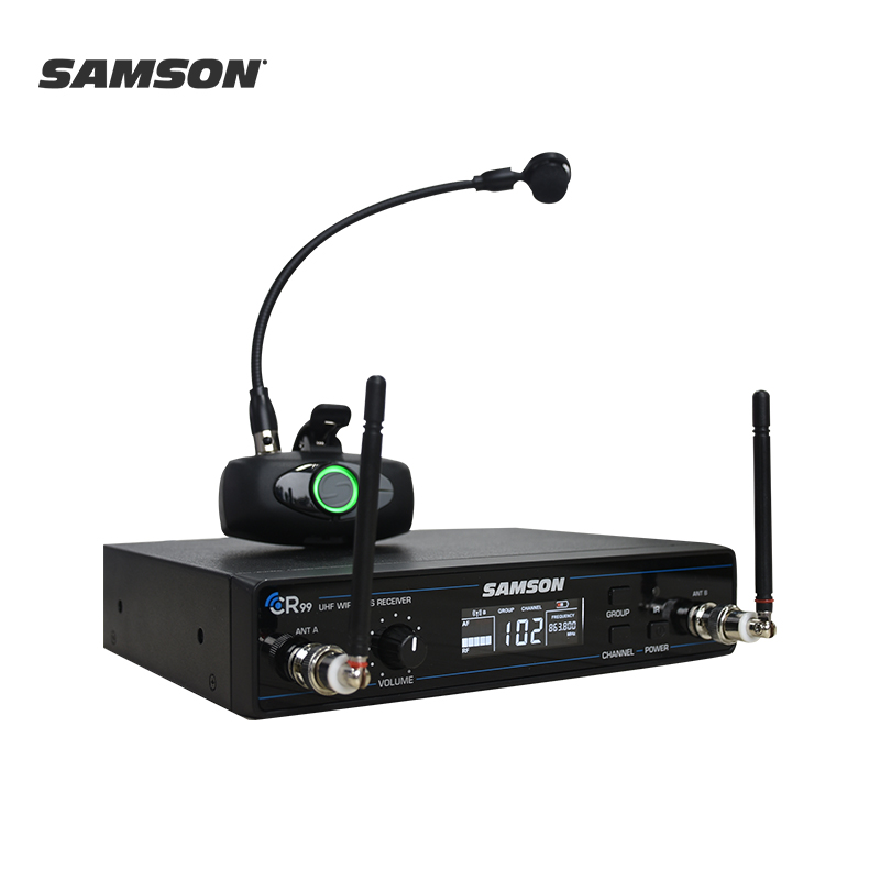 samson山逊 萨克斯乐器 专用无线话筒 麦克风管乐无线 专业萨克斯