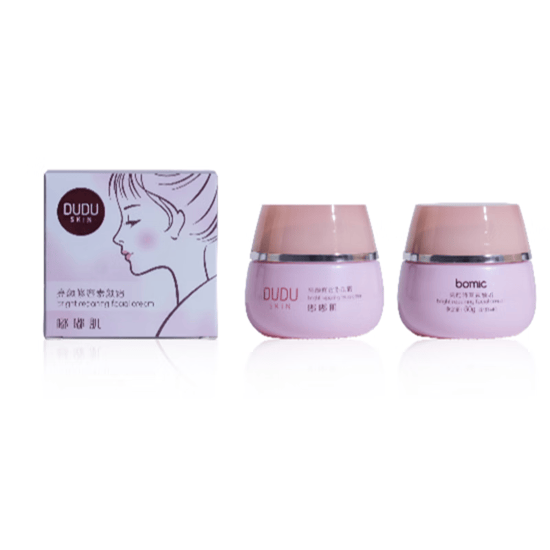 柏美姿（BOMIC）嘟嘟肌原婴儿肌润肤补水护肤品套装温和水润化妆品学生男女春夏用 亮颜修容素颜霜60g