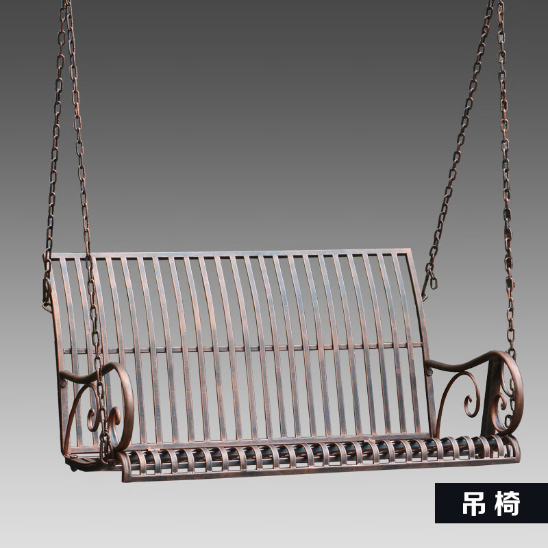 彬蔚欧式摇椅阳台双人吊篮单独吊椅户外室内瑶瑶椅老人休闲秋千椅摇床