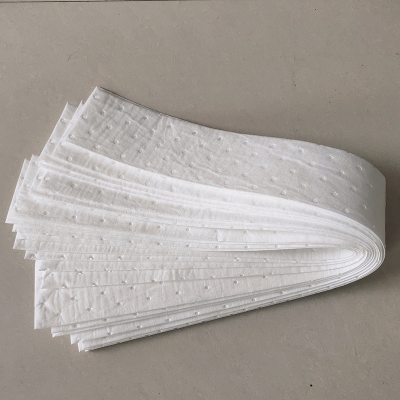 抽油烟机油盒吸油棉条厨房隔油垫工业油杯槽接油纸片神器毛毡 压点