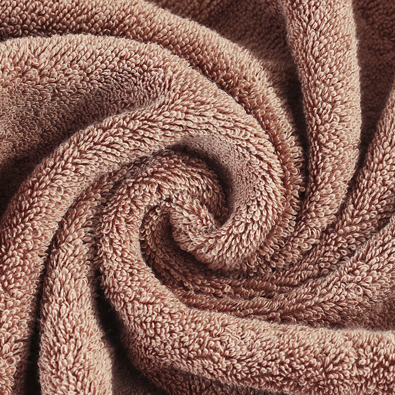 三利长绒棉吊带浴巾 A类柔软吸水可穿式浴裙 590克 纯棉沙滩巾浴袍 棕色 S（衣长72cm，胸围43cm)