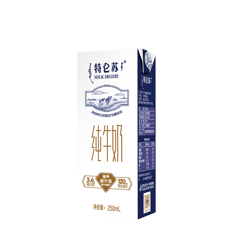 蒙牛特仑苏纯牛奶价格走势及其营养价值分析