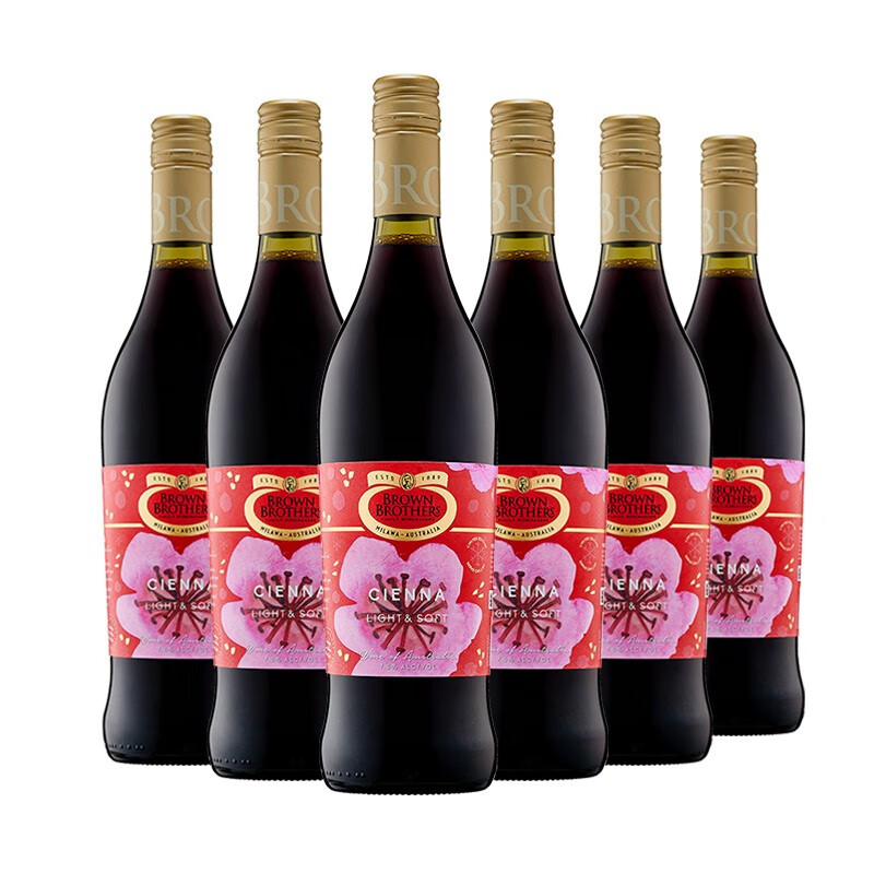 布琅兄弟布琅兄弟澳洲进口 布朗兄弟甜型葡萄酒750ml*6瓶整箱装 森娜甜红