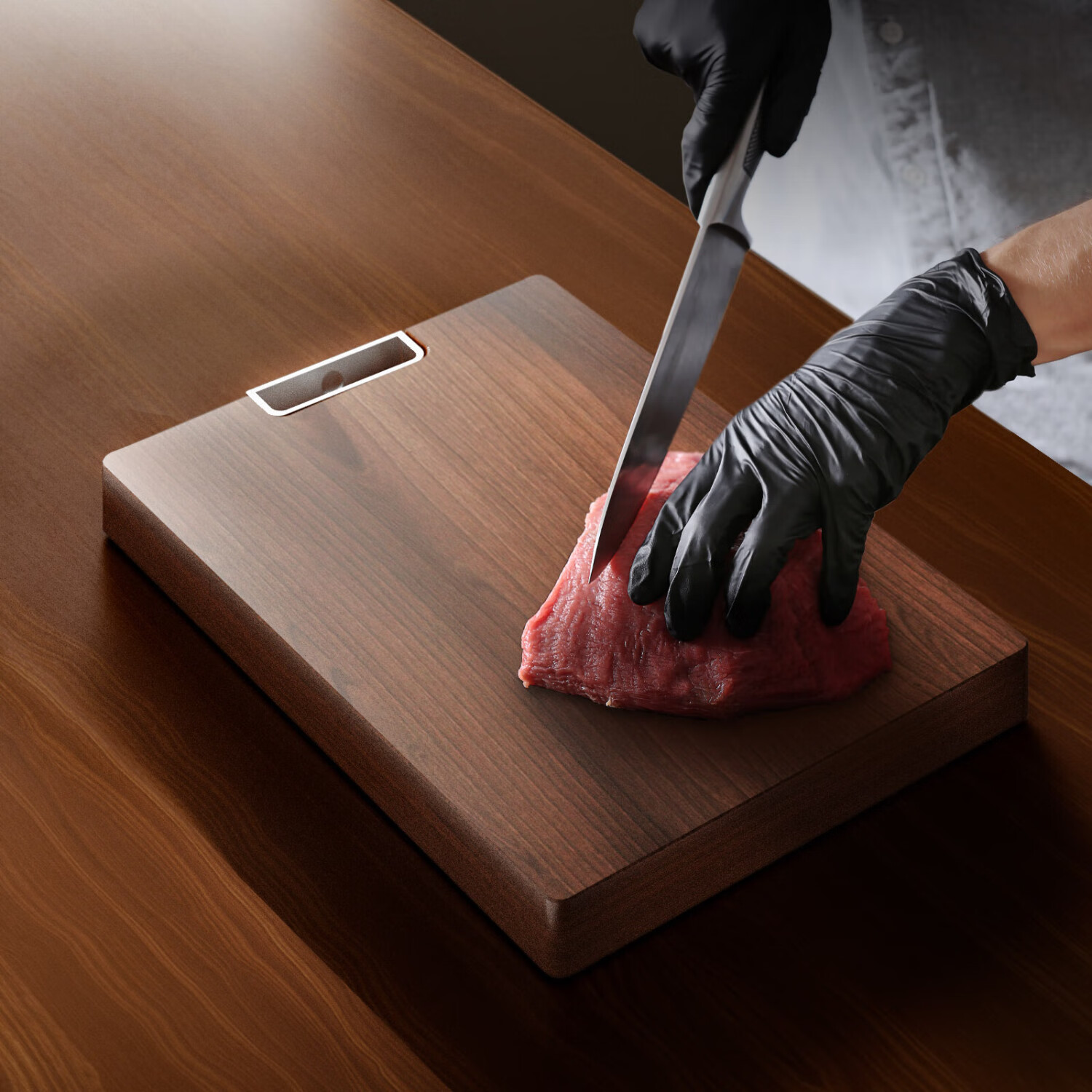 GNNDXX德国厨房菜板乌檀木整木切菜板实木砧板抗菌防霉家用厨房专用案板 【特厚乌檀木—整木】 50*35*3cm