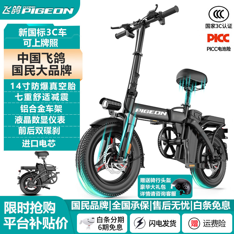 ���ڲ������ɸ�;FLYING PIGEON�۵��綯���г��¹��곬���������ݳ�﮵���������˵�ƿ���絥�� �������Ͻ�������-���ڵ�о 15Ah-����������45����