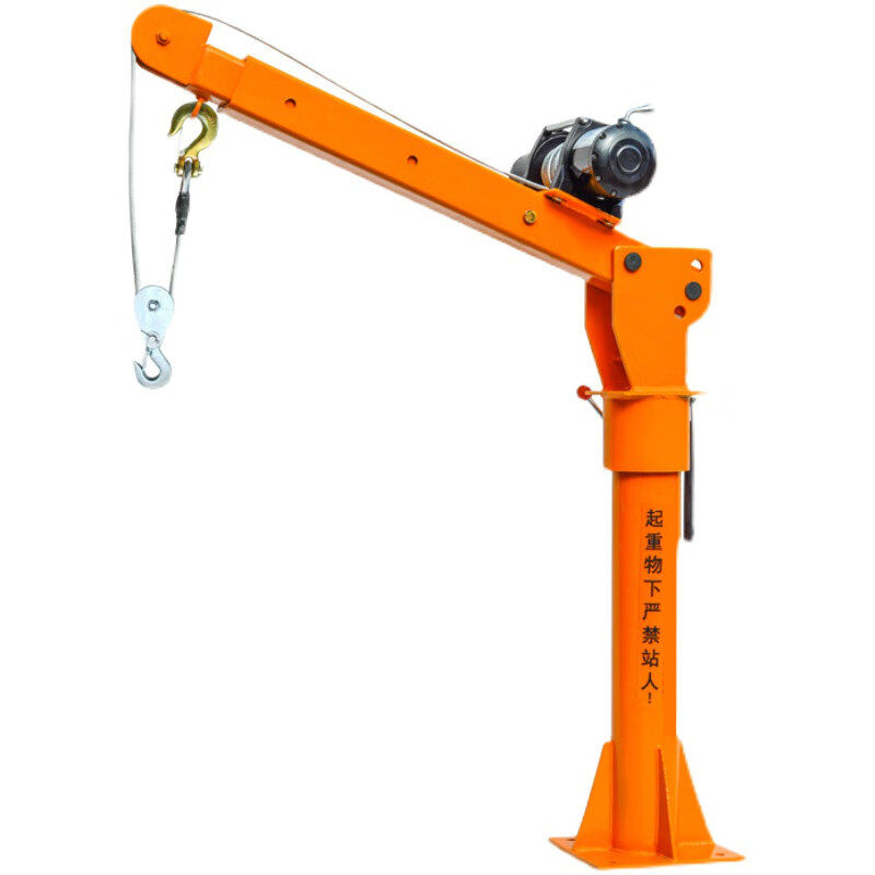 哲弘地车载吊机1吨12v24v随车装卸货家用电动葫芦机小型升降起重机