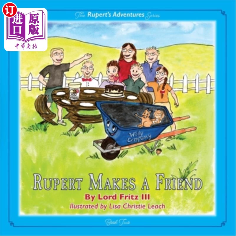 海外直订rupert makes a friend 鲁伯特交了个朋友