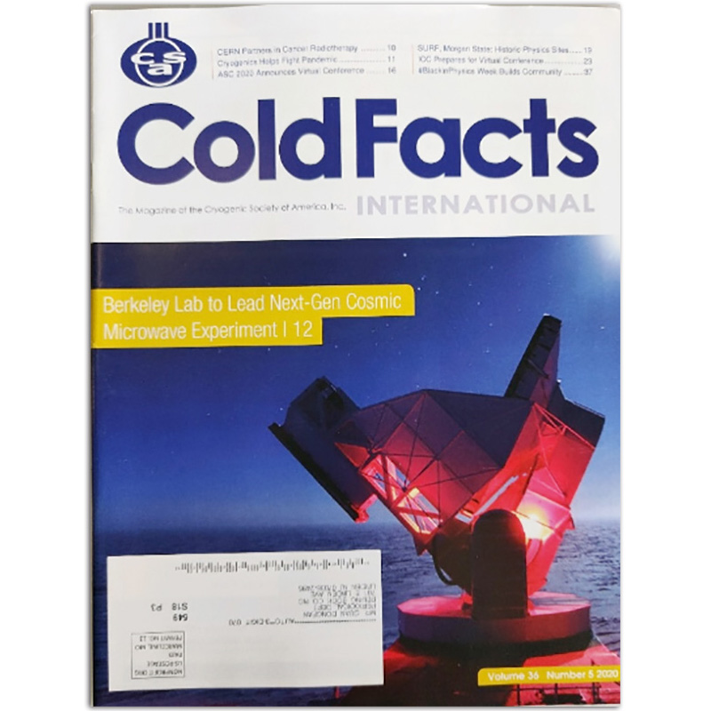 【单期可选】Cold Facts 低温导报 2020/2021年月刊 美国低温应用技术工业杂志 2020年11月刊