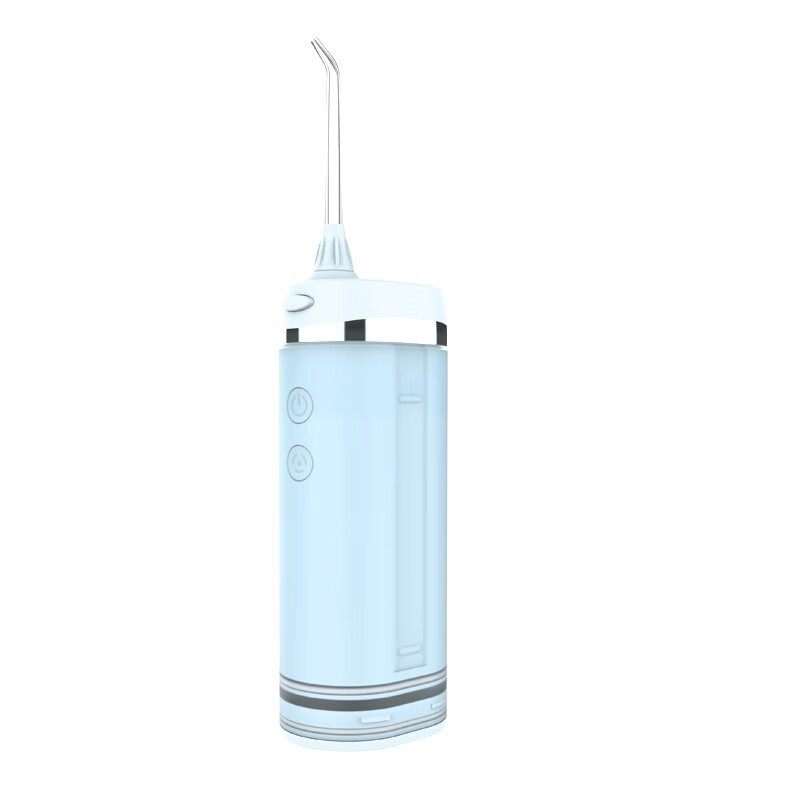惠齿(h2ofloss)冲牙器便携伸缩款冲牙器牙齿清理清除牙垢洗牙机电动脉冲牙器医便用携级洗牙器水牙线礼物送父母 HW109蓝色(伸缩款) 5支喷头