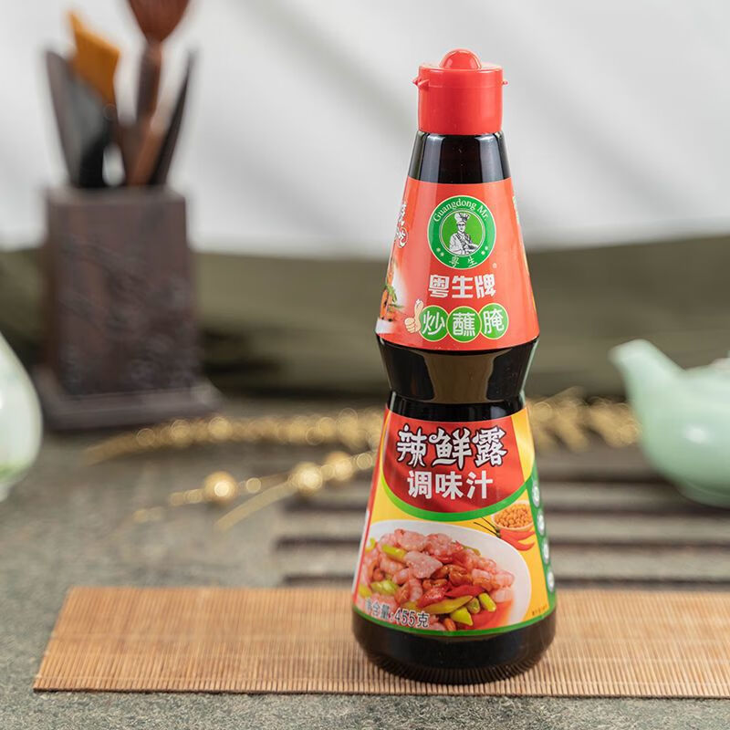 其他家粤生辣鲜露455克凉拌菜调味料凉皮香辣鲜调味汁秘制配方家 一瓶装