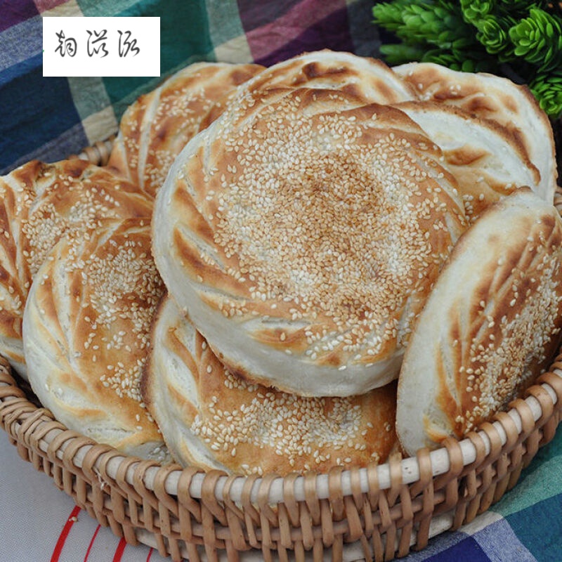 虎钢馋山东菏泽大烧饼单县吊炉烧饼果木炭烧饼真空包装面食 大烧饼 10