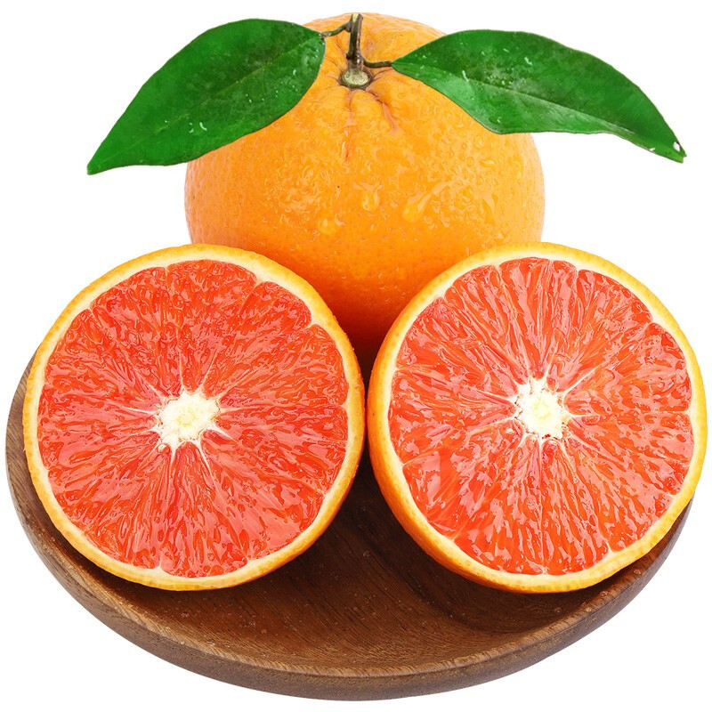 湖北中华红血橙 红橙 橙子2.5kg 单果重130-180 新鲜水果