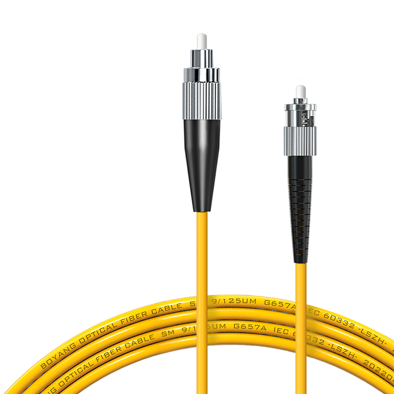 博扬(boyang)电信级光纤跳线fc-st 25米 单模单芯 阻燃低烟无卤环保