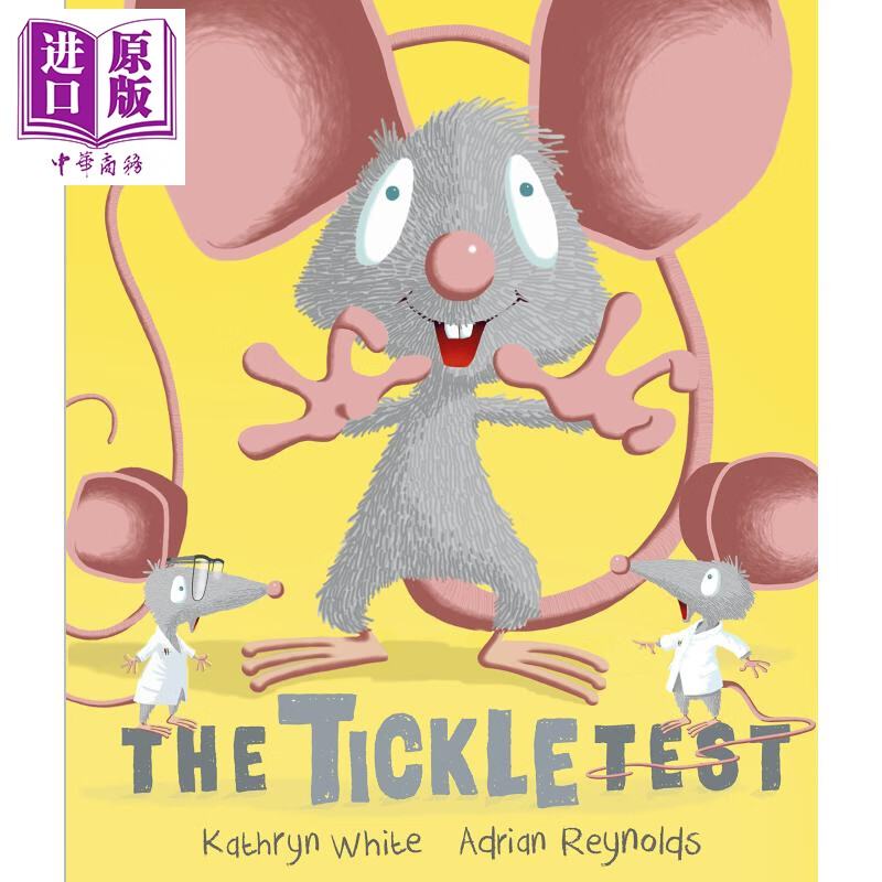 the tickle test 挠痒痒测试 英文原版 进口原版 3岁到5岁 儿童图画书