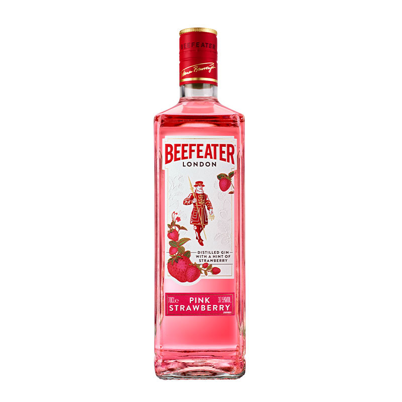 必富达(beefeater)洋酒 英国 伦敦 粉红 金酒 风味配制酒 700ml