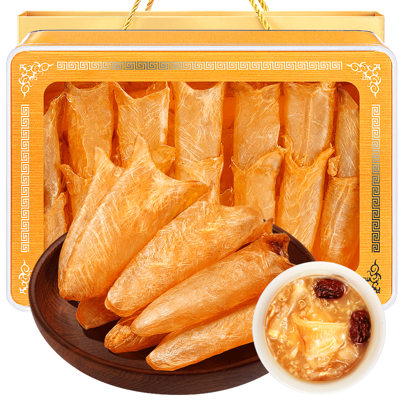 福東海 黃花魚(yú)膠110g 實(shí)惠裝深海魚(yú)肚鰾干黃花筒煲湯孕婦女營(yíng)養(yǎng)送禮盒