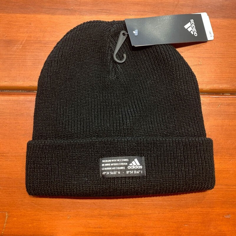 阿迪达斯 (adidas)帽子男帽女帽冬季运动帽保暖针织帽休闲毛线帽fs