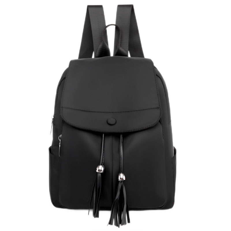 格比森双肩包女士商务通勤背包 新款大容量妈咪包防泼水耐磨时尚休闲旅行包 黑色