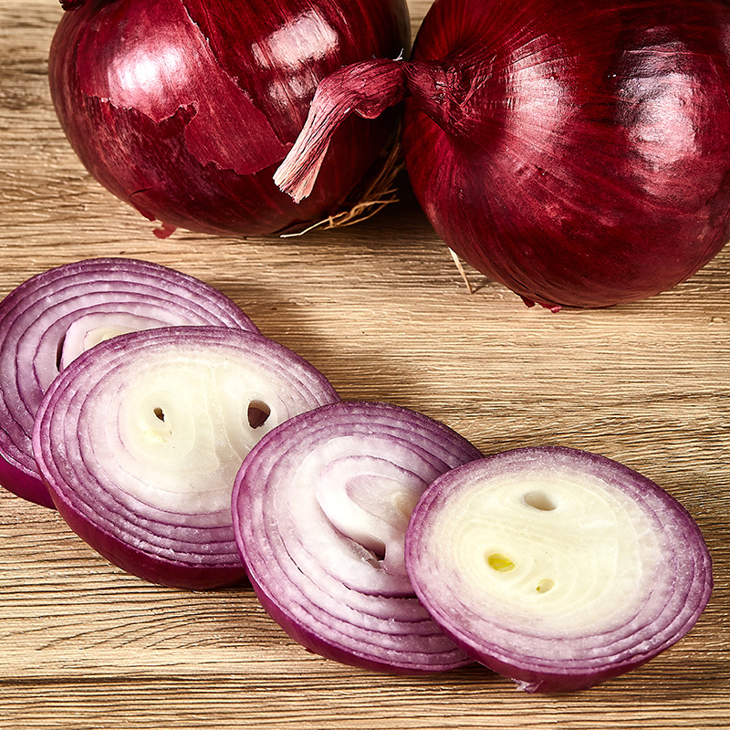 古寨山紫皮洋葱微辣洋葱蔬菜洋葱头农家自种蔬菜新鲜紫皮洋葱 净重4.5斤