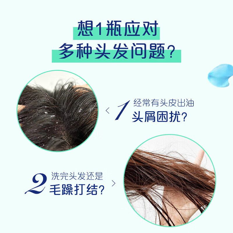 飘柔【厂家直供】双效去屑清爽洗发水日常护理柔顺洗发露家庭装男女 去屑清爽型洗发露 170g 1瓶