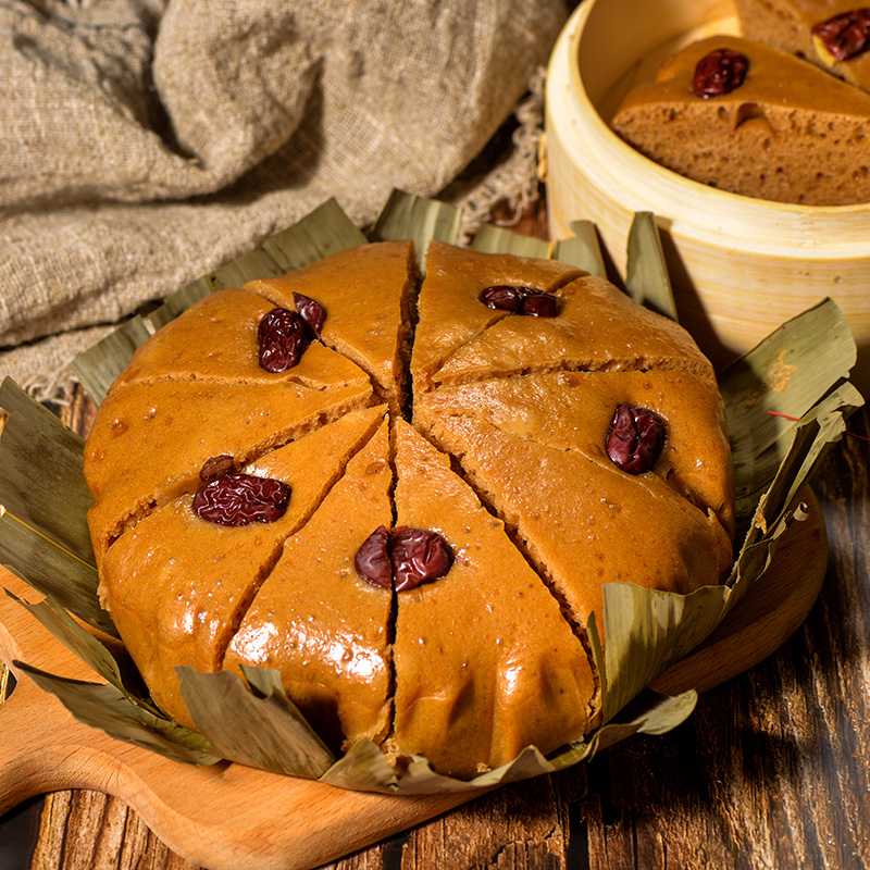 楼茂记红糖发糕 红枣馒头传统小米糕米馒头速冻糕点蒸热即食点心早餐