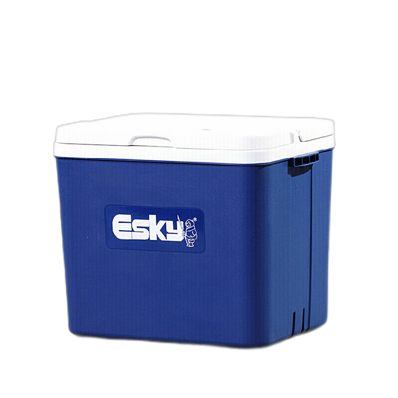 爱斯基（ESKY）33L车载家用车用保温箱便携式商用冷藏箱户外冰桶保鲜箱附2冰板