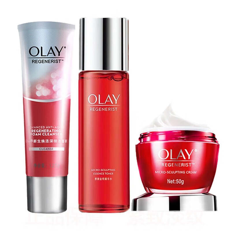 玉兰油(olay)新生塑颜水乳大红瓶套装抗皱护肤化妆品补水滋润淡纹38