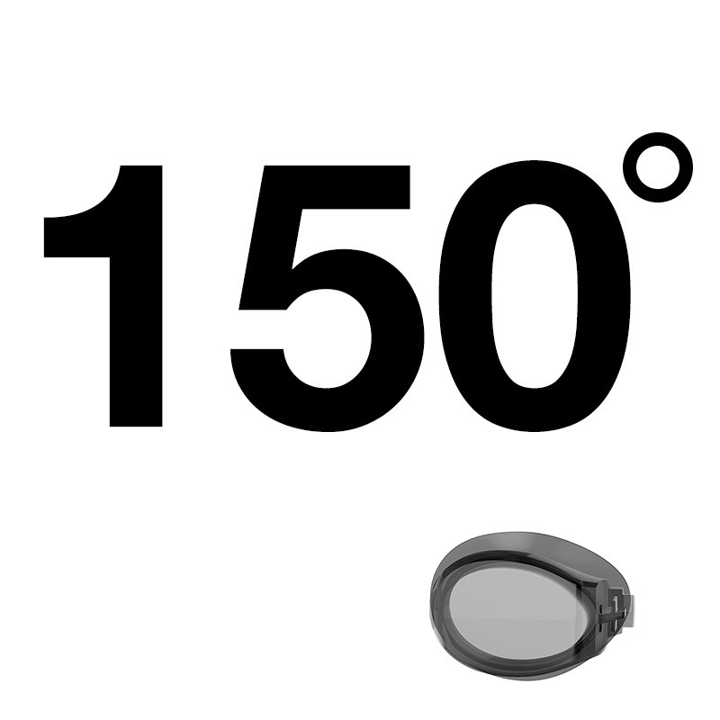 大视野防雾启视可换鼻架定制度数近视泳镜 2022新款 150度(2个是一副)