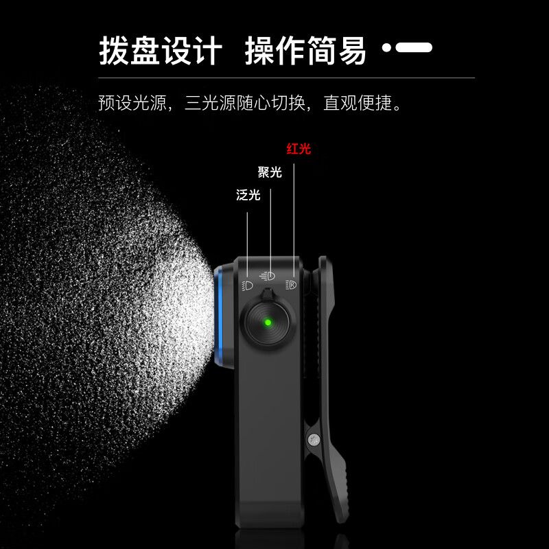 OLIGHT傲雷小方侠Pro迷你便携头灯户外超长续航强光手电筒自行车骑行灯